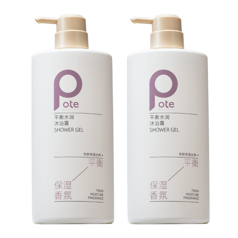 柏缇平衡水润沐浴露750ml*2