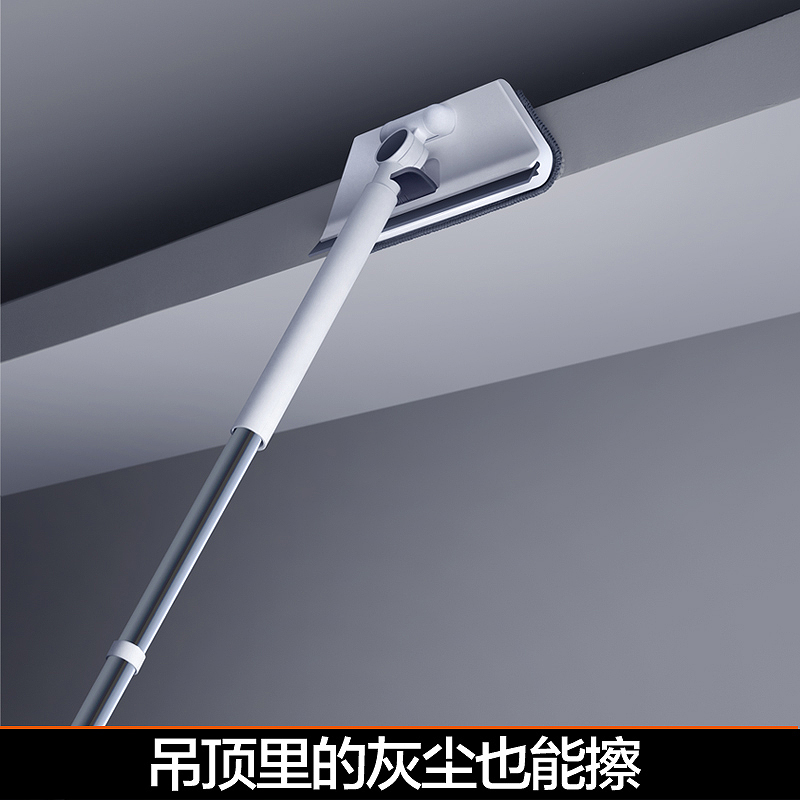 大卫 三角行拖把窗户玻璃清洁器P2冰峰白(1杆+2头)高清大图