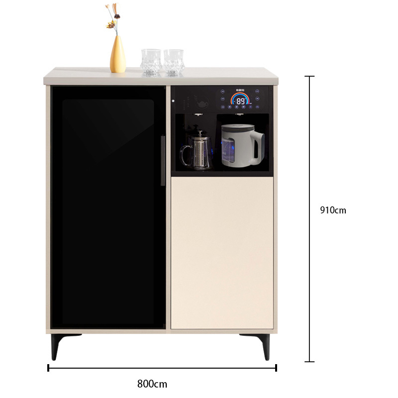 怡眯茄茶吧机木制组合柜mx30奶茶色 语音控制