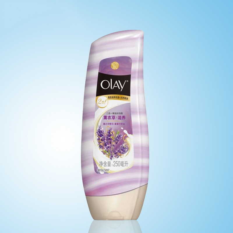 玉兰油(OLAY)薰衣草滋养二合一精油沐浴霜 250毫升 宝洁出品