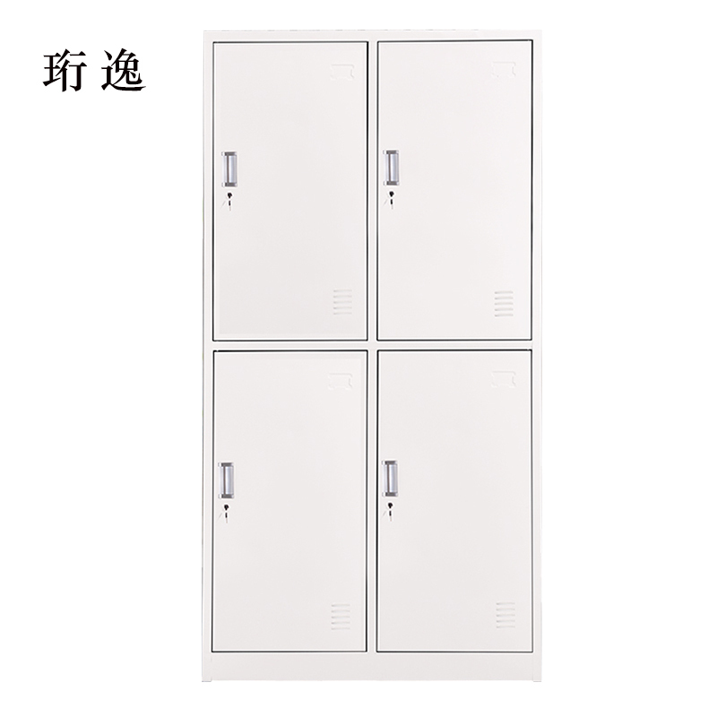 珩逸加厚四门钢制更衣柜员工柜铁皮职工储物柜