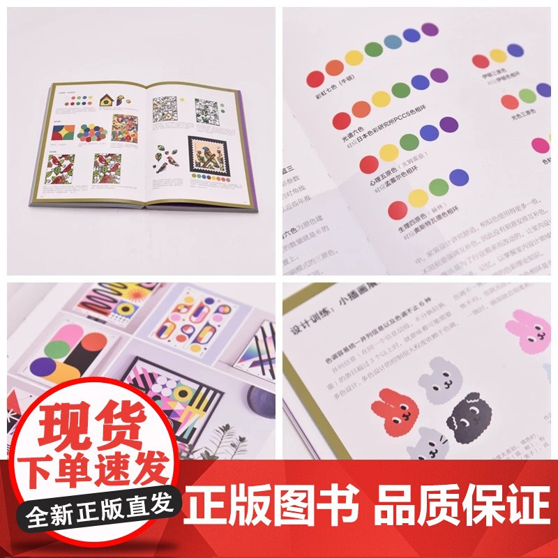 提高色感 色彩感知基础 配色设计进阶与高级运用全书 梁景红色彩设计书籍配色设计原理色彩搭配平面设计配色手册高清大图