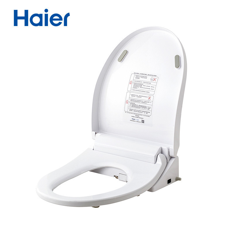 海尔(Haier)智能马桶盖 短款遥控洁身器移动冲洗功能座圈加热坐便器盖V-158PLUS