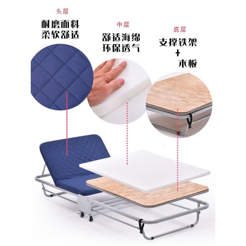 森美人折叠床办公室单人午睡午休床家用便携简易双人沙发床出租屋行军床高清大图