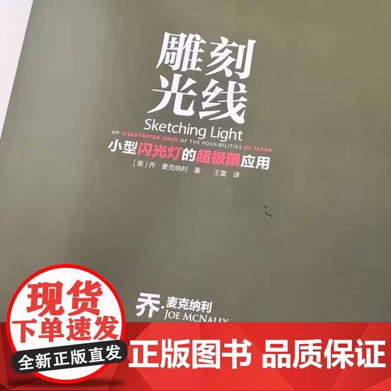 雕刻光线 小型闪光灯的超极限应用 (美)乔·麦克纳利 著 王雷 译 摄影艺术(新)艺术 正版图书籍 人民邮电出版社高清大图