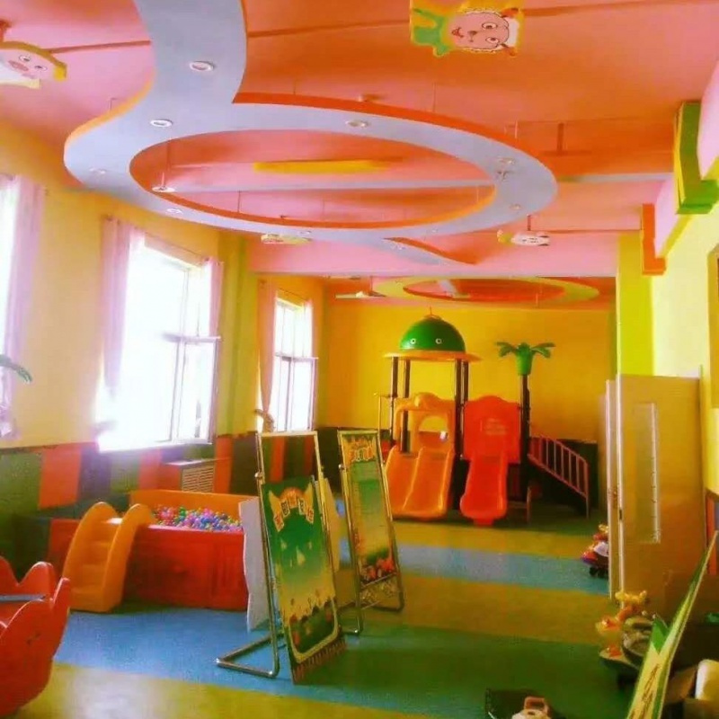 彩色软木板照片墙毛毡板幼儿园留言板背景墙照片板公告板墙贴背景 浅天蓝 90*120*0.9cm
