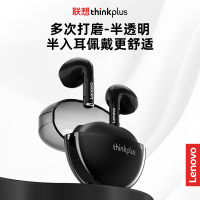 联想(Lenovo)LP80Pro白色 真无线蓝牙耳机半入耳式降噪游戏吃鸡低延迟音乐耳机 适用苹果华为小米OPPO手机