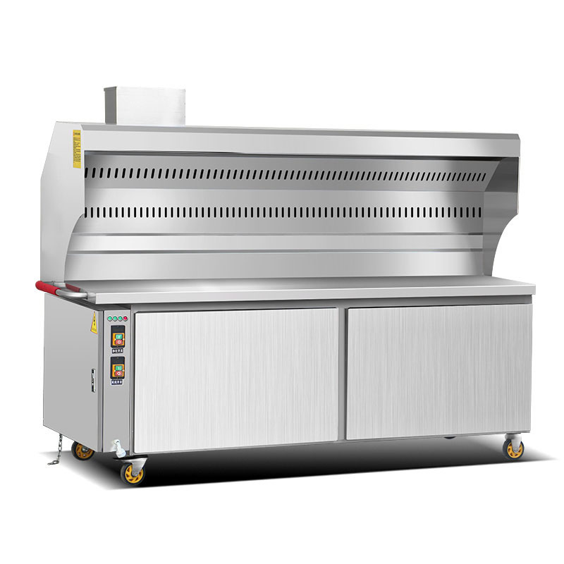 无烟烧烤车商用环保移动多功能油烟净化器木炭烧烤炉车