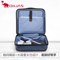 爱华仕变色龙拉杆箱16寸商务登机箱小型密码行李箱万向轮旅行箱女