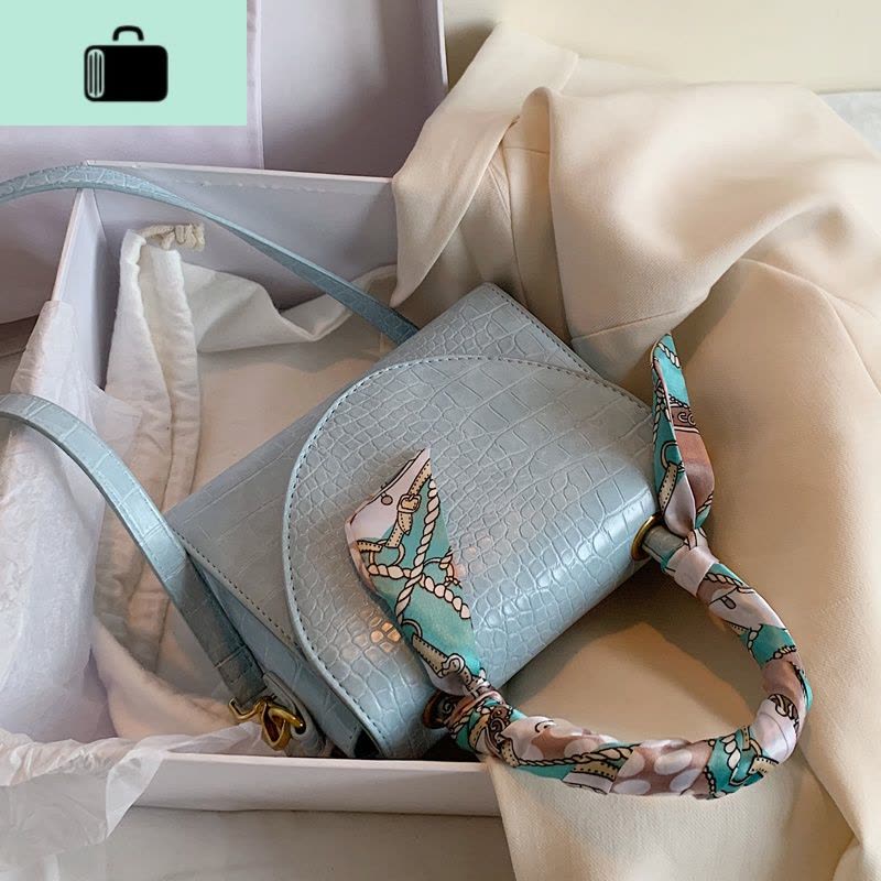 网红复古小包包女包2020流行新款潮时尚女士单肩手提包百搭斜挎包NEW LAKE女士单肩包图片