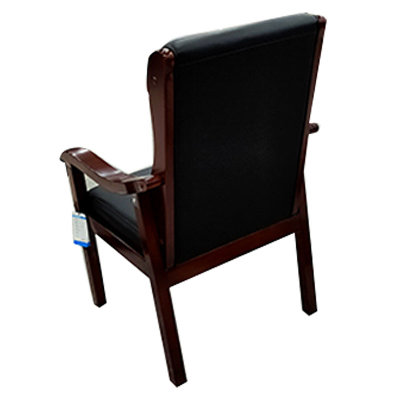 鑫升顺简约现代椅子办公椅会议椅橡胶木耳朵椅高清大图