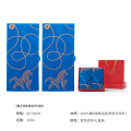 洁玉 马年生肖款纯棉毛巾-幸福加马毛巾双条礼盒装（配套手提袋） J6001F 蓝色+蓝色