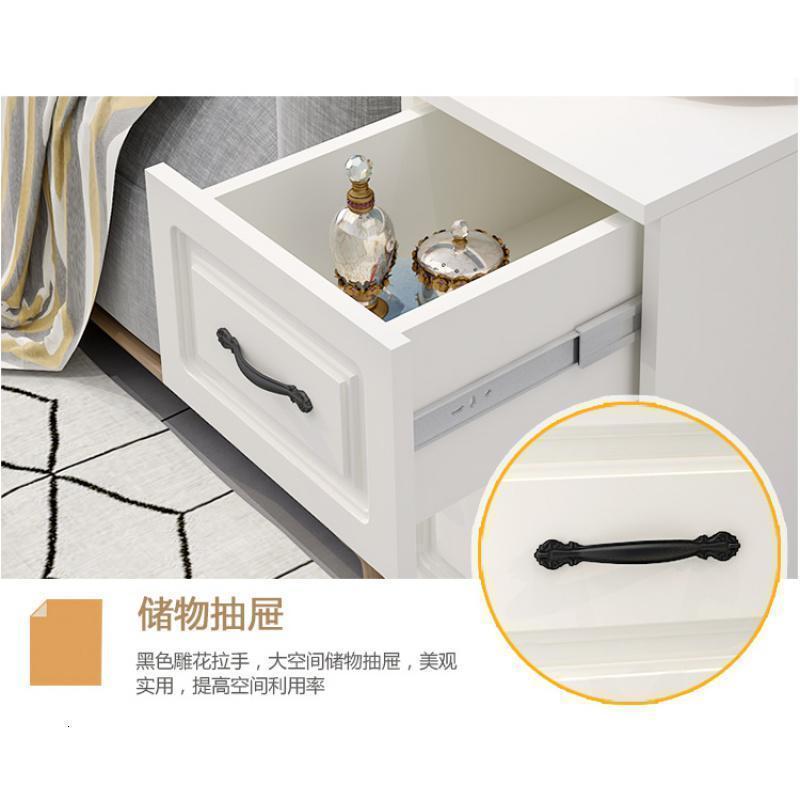 森美人北欧扶手柜缝隙柜带储物柜美甲桌沙发边柜沙发几茶几角几侧边几 70*30*60（柜体颜色拍下备注）