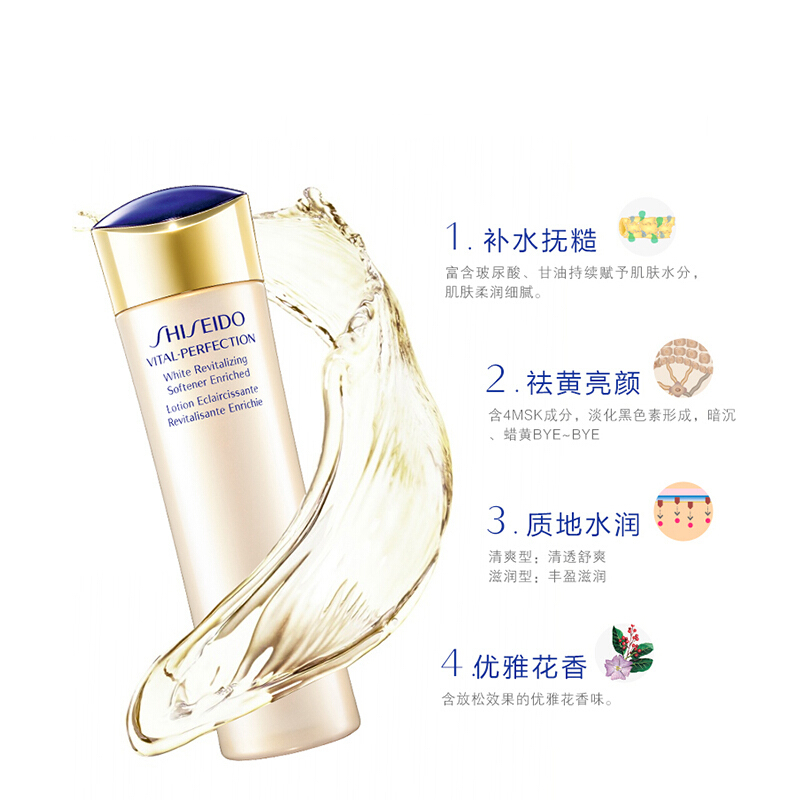 Shiseido/资生堂 悦薇 珀翡紧颜亮肤水乳液保湿水乳套装 面部护肤套装礼盒 珀翡紧颜滋润型组合