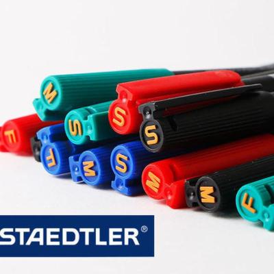 313S蓝色 STAEDTLER施德楼记号笔313 317 318CD光盘笔菲林笔油性防水记号笔