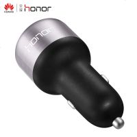 华为荣耀SuperCharge原装车载快速充电器 一拖二快充双usb车充 华为P20 mate10 安卓苹果通用