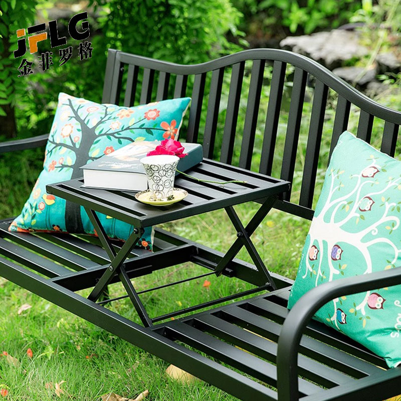 苏宁 金菲罗格办公家具户外庭院小桌椅组合高清大图