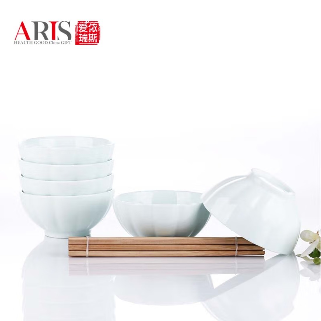 爱依瑞斯金瓜青瓷18头餐具套装AS-D1801H高清大图