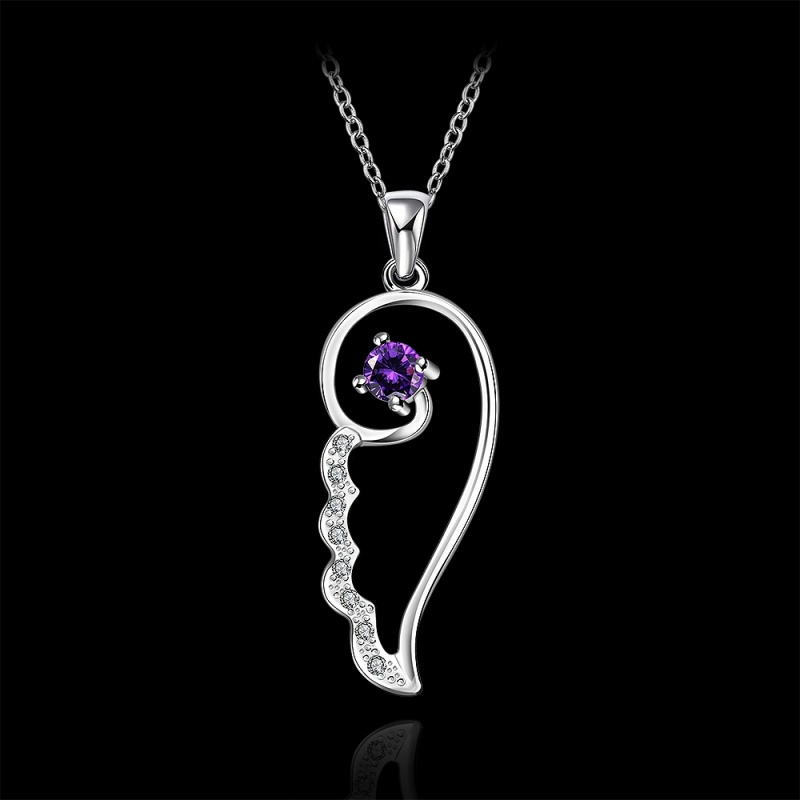 N635 Women Silver Necklace 镀925纯银女项链日韩版锁骨链潮人送女朋友七夕情人节礼物