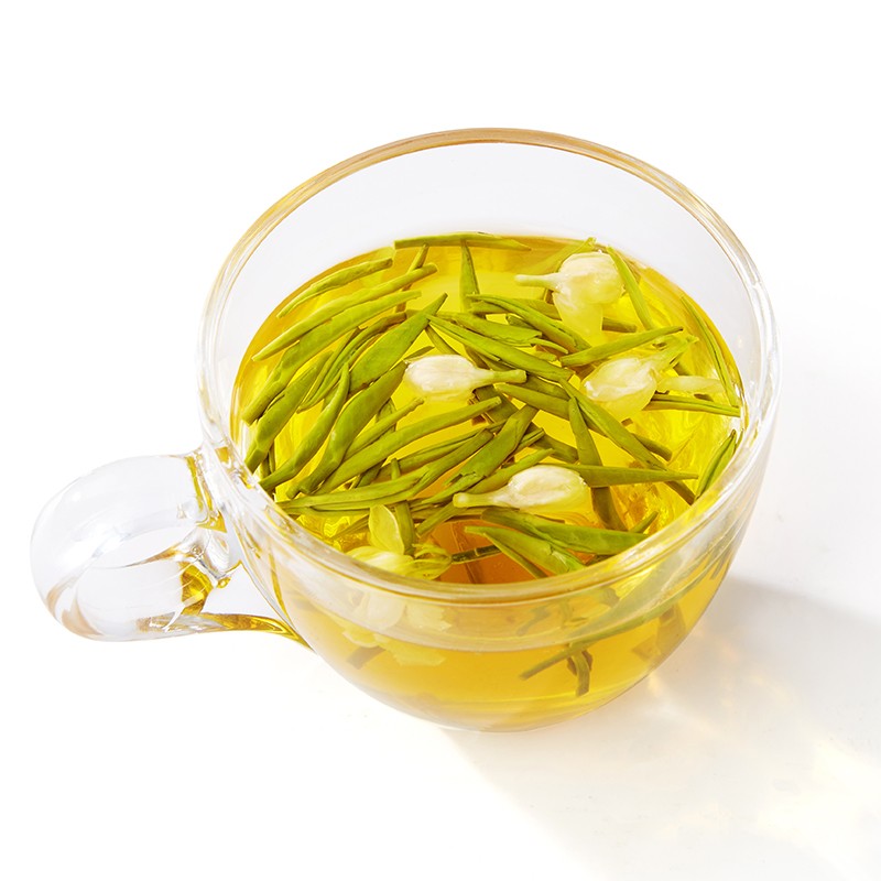 知福茶叶茉莉花茶毛峰新茶浓香型明前嫩芽特种烘青茉莉茶80g高清大图