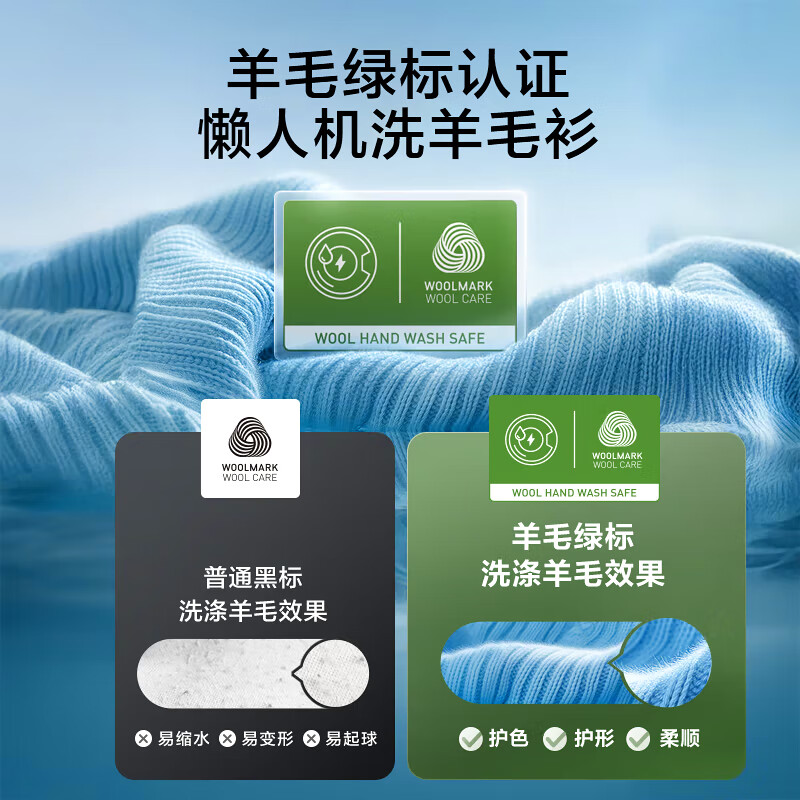 海尔(Haier)云溪 10公斤 直驱变频 活水精华洗 双智能投放 除菌螨 智能物联 滚筒洗衣机 BLDE566BU1高清大图