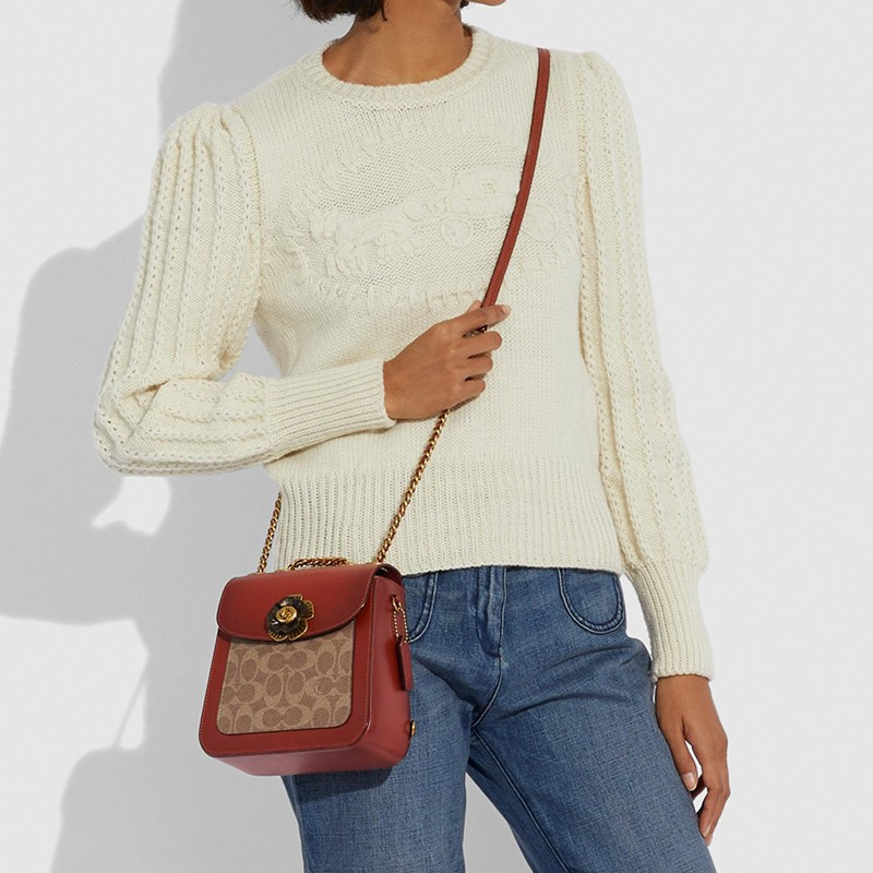 coach蔻驰madison可变形18号双肩包斜挎单肩包欧美时尚时尚百搭