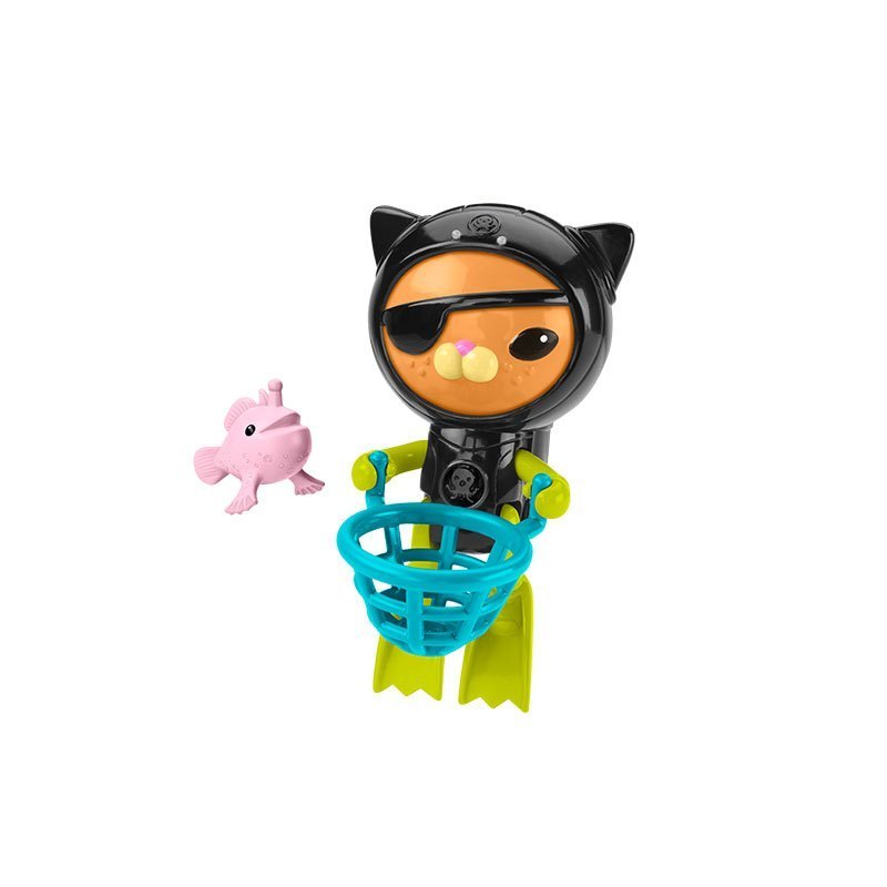 Octonauts 费雪,Fisher Price 海底小纵队游泳呱唧洗浴电动套装玩具 DGD53