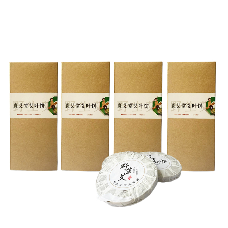 真艾堂 126-32 灼粹艾叶饼 32个/装