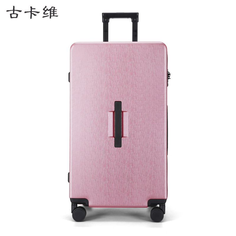 古卡维 拉杆箱 旅行箱 玫瑰金色22英寸拉链款9261B高清大图