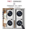 韩国原装进口LG RC90V9AV4W 9KG家用双变频热泵烘干机 被褥护理 除菌除螨 冷凝器自清洁遥控操作免熨烫 白色