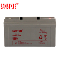 SANSTKTE胶体光伏电瓶12V65AH胶体免维护蓄电池太阳能UPS光伏板发电系统储能T12-65