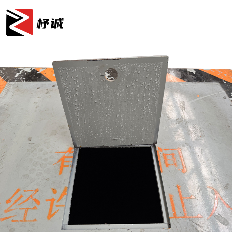 杼诚地沟盖板(警示标线+小开窗)1000*1000*8mm/个高清大图