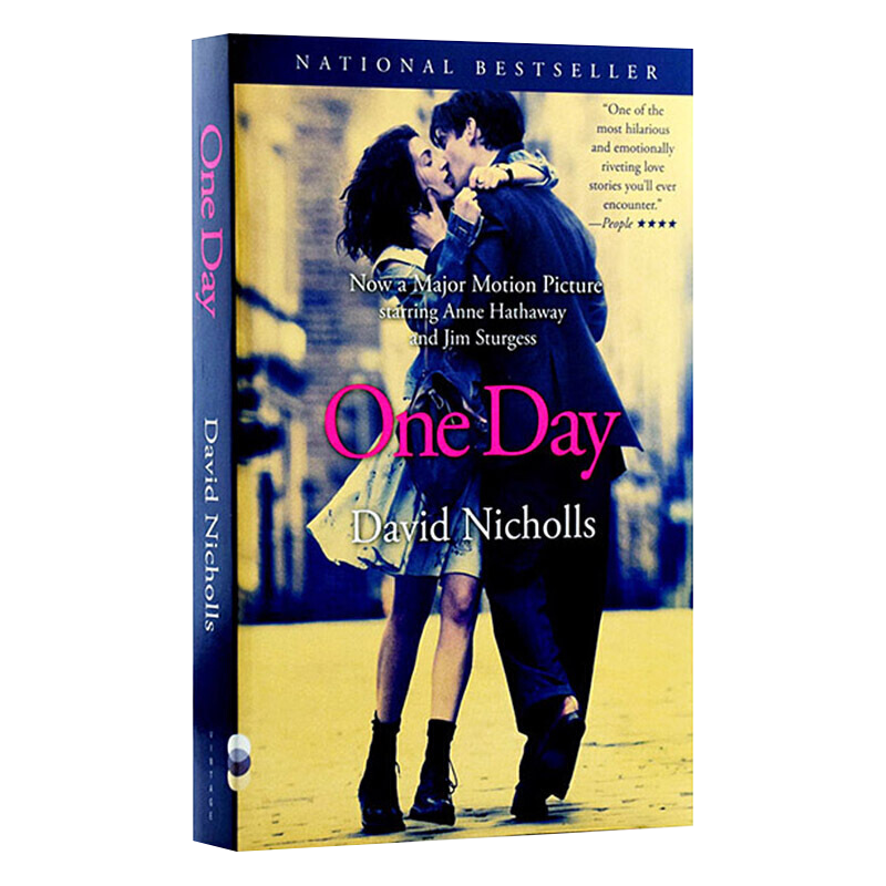[正版]一天 英文原版 One Day 安妮海瑟薇主演同名电影原著 David Nicholls 电影版 爱情小说 搭
