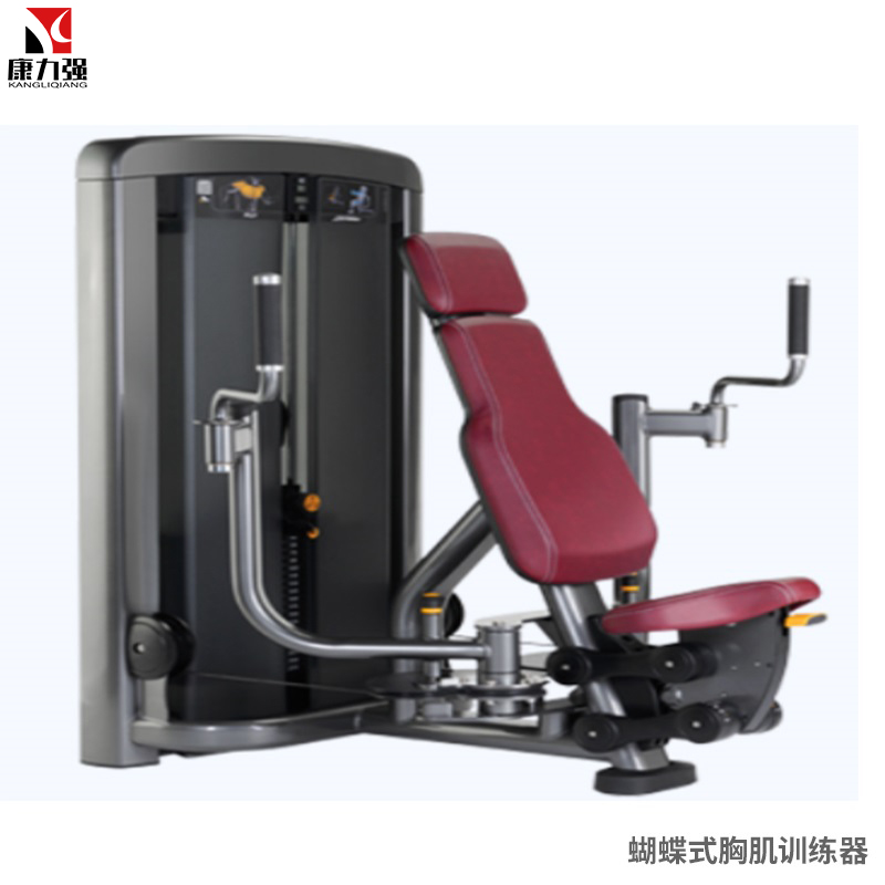 康力强LS502商用坐式蝴蝶式扩胸夹胸练习机肌肉专项训练局部型力量器械高清大图
