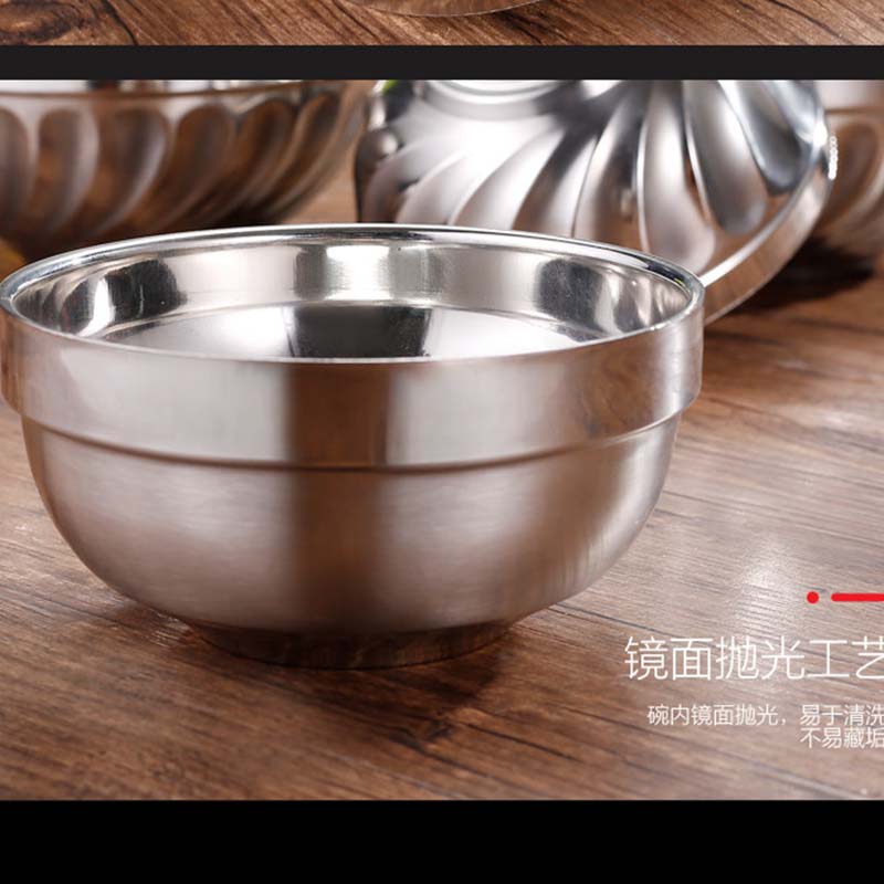 伽隽 304不锈钢碗 12cm加厚 个高清大图