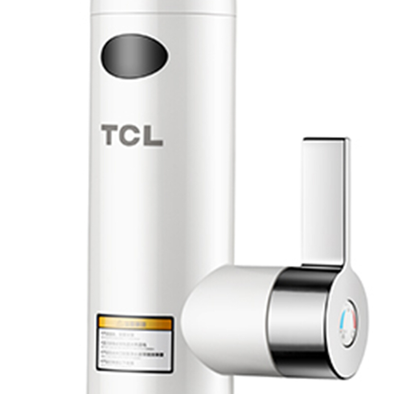 TCL电热水龙头金属数显双手柄厨房加热速热多处可用免储水加热水龙头 下进水 TDR-30CX02