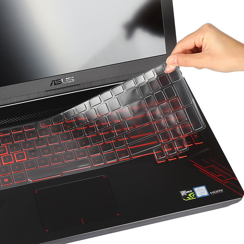 华硕15.6寸飞行堡垒七代fx958代fx86f火陨fx80g笔记本键盘膜6透|飞行堡垒8代/8代Plus[Tpu高透]