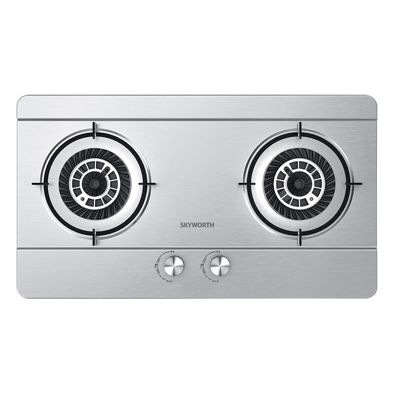 创维 JZY-Z68 液化气双灶具 4.5kw大火力双灶 家用猛火炉具 台式/嵌入式不锈钢灶台