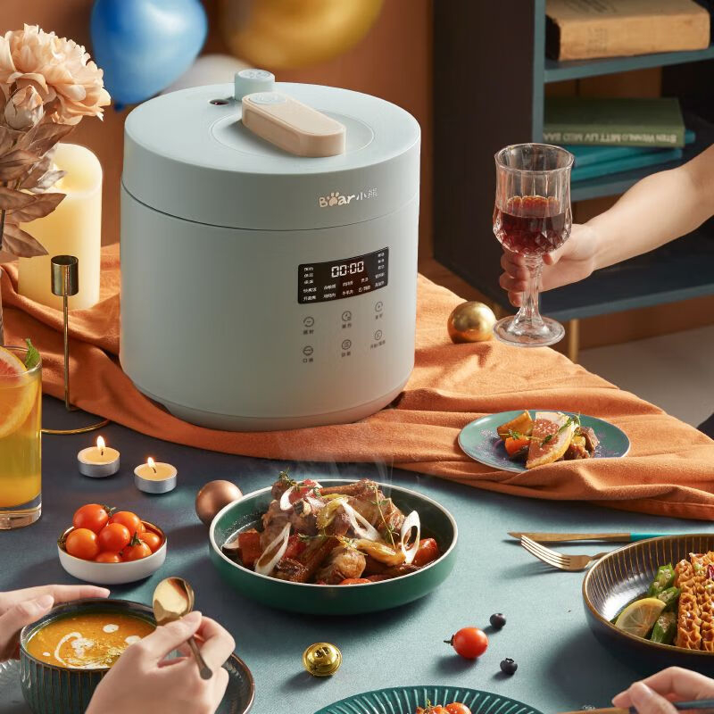 小熊(bear) YLB-A25F1电压力锅 家用电高压锅小型电压锅迷你智能多功能全自动饭煲高清大图