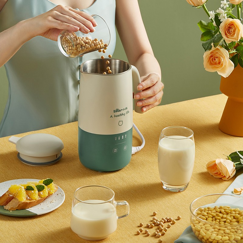 小熊(bear) 豆浆机 破壁机 迷你家用多功能免滤料理机全自动智能搅拌