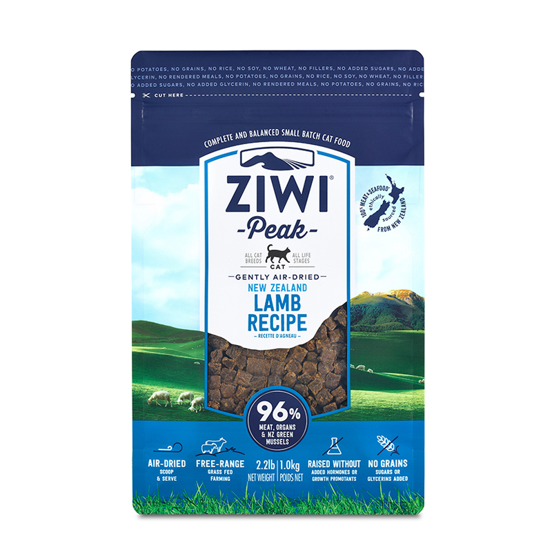 巅峰Ziwi Peak 风干羊肉配方猫粮1kg