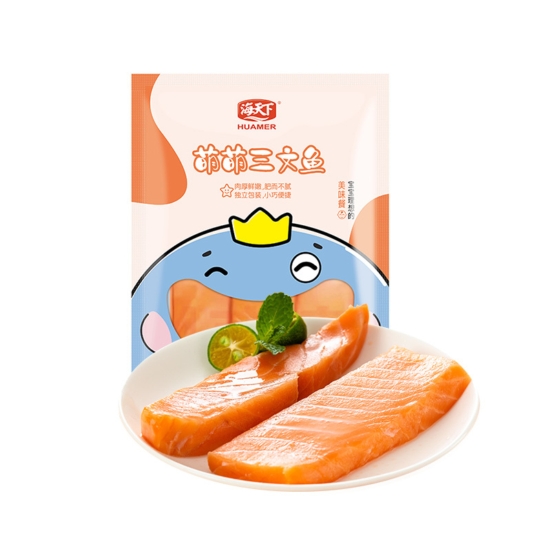 海天下 顺丰 萌萌三文鱼180克儿童辅食 轻食 海鲜水产