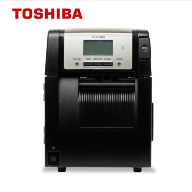 东芝(TOSHIBA)BA420T-TS12-CN-S工业标签机 快递电子面单二维条码打印机高清大图