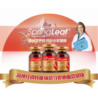[澳洲直邮]Springleaf 绿芙野生南极红磷虾油复合软胶囊700毫克60粒膳食营养补充剂300