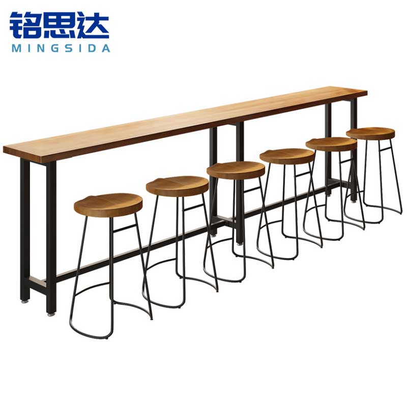 铭思达吧台桌6椅套