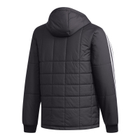 阿迪达斯(adidas)男士冬季休闲运动保暖棉衣 双面穿足球外套DM2199
