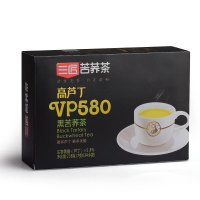 三匠苦荞茶高芦丁VP580 238克盒装大凉山全麸皮茶