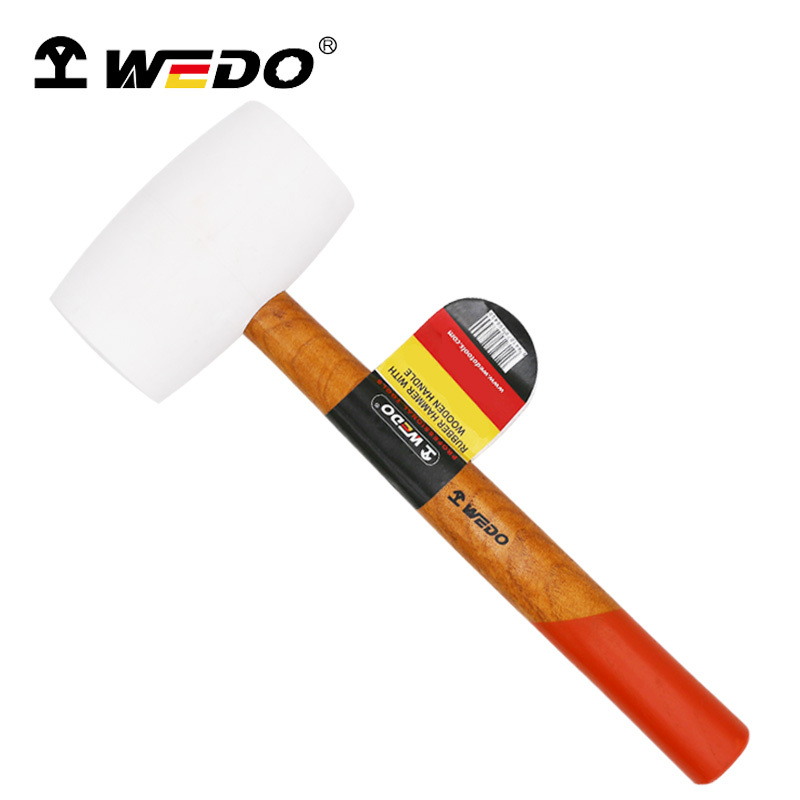 维度WEDO白胶锤大号皮锤橡皮锤橡胶锤（白色木柄工业级）24oz WEDO295-24 /把高清大图