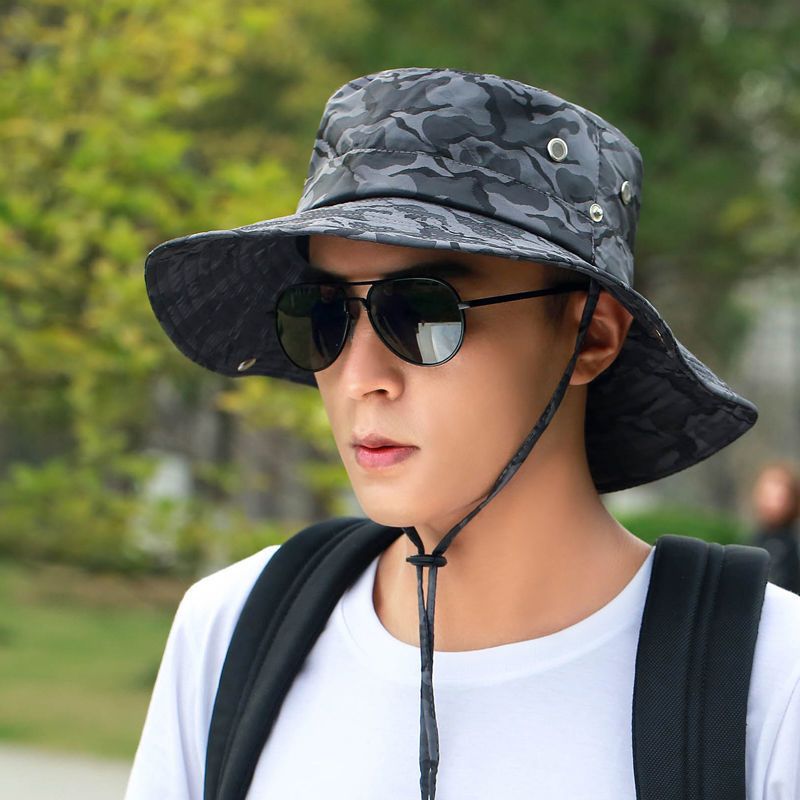 男士户外透气太阳帽夏季防晒帽速干出游可折叠休闲帽沙滩帽特惠款遮阳