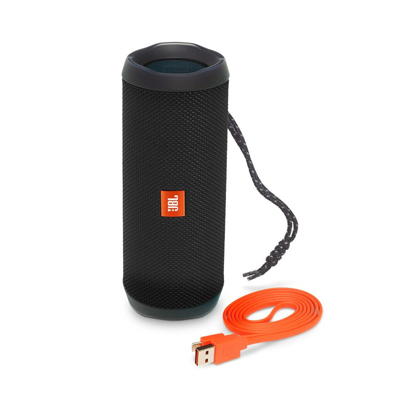 JBL Flip4 音乐万花筒4 蓝牙4.2 防水设计便携迷你无线蓝牙音箱音响 黑色